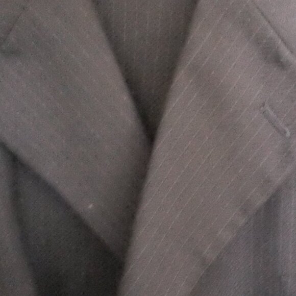 Enrico Gelini 52L Men’s Two Piece Black Pin Stripe Suit - Picture 7 of 9